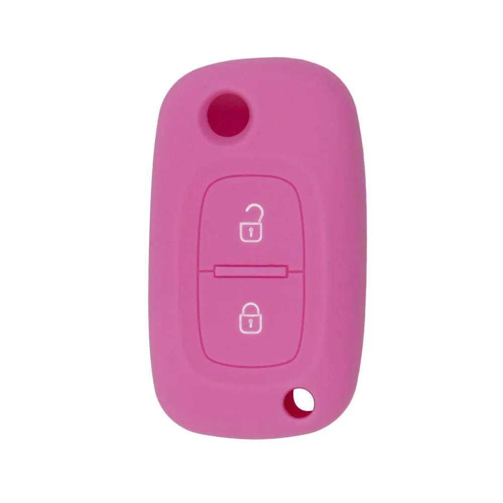 Hot Sale Car Key Accessories Protective Silicone Folding 2 Buttons Car Key Cover