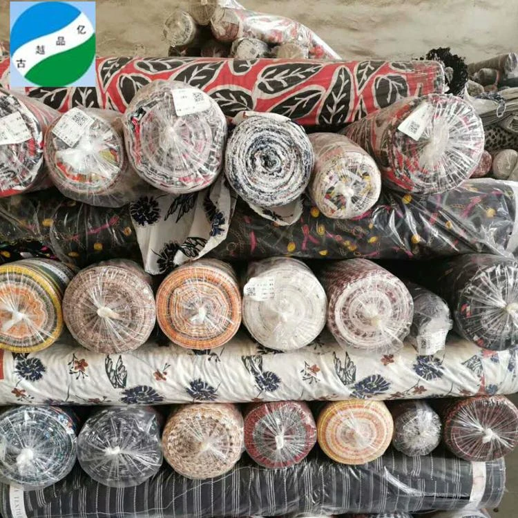 
hot selling Diamond hemp print stock lot fabric in china 