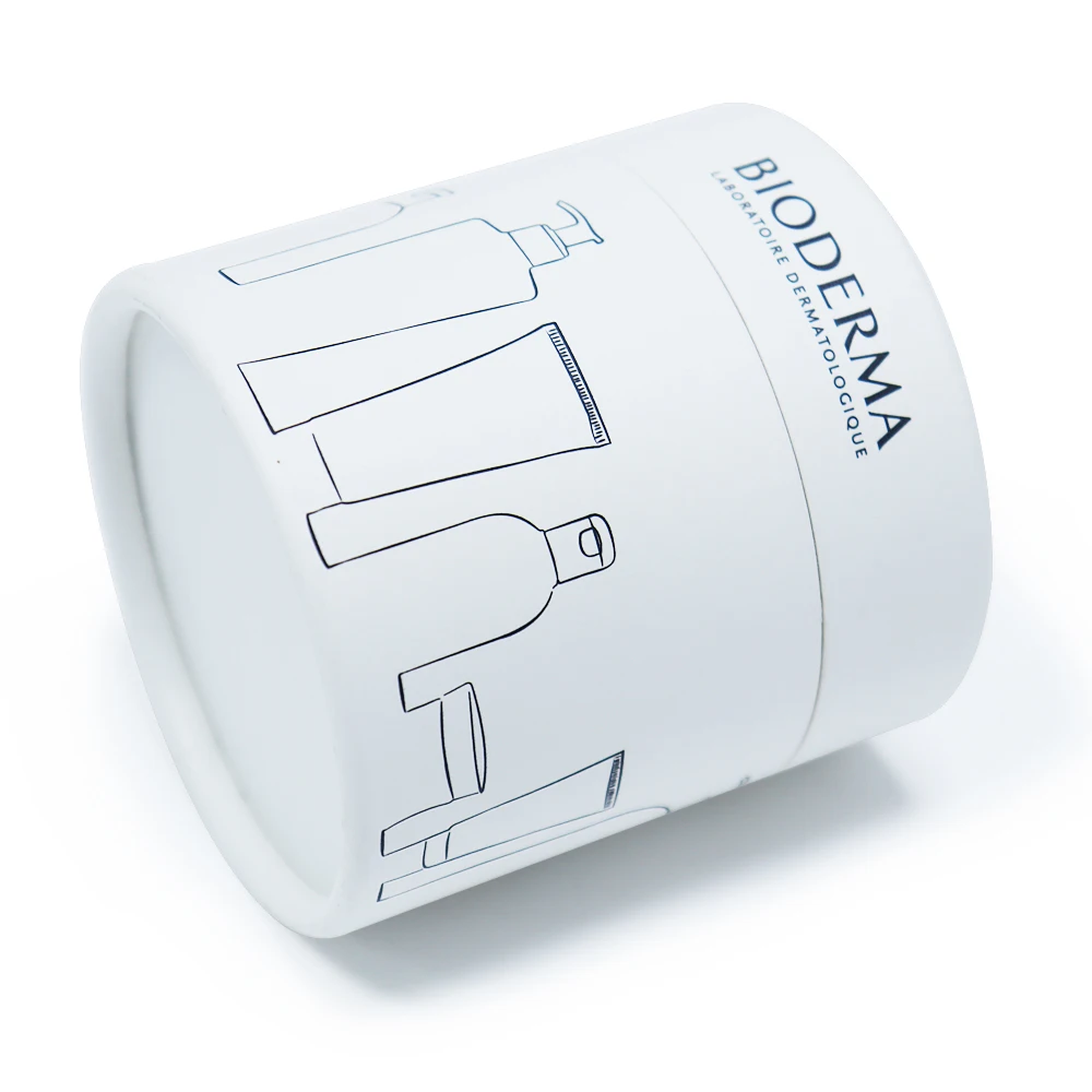 wholesale Custom Printed Creative candle spray cosmetic essential oil bottle  round paper tube packaging boxes