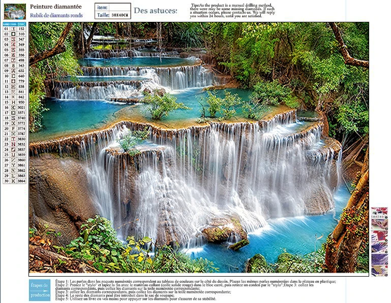 
5D Diy Diamond Painting Full Drill Square Or Round Paintings Art On Canvas Sea View Canvas Pictures 30*40CM 3D Diy Painting 