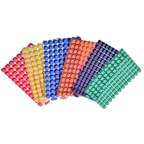 Lab Plastic Colorful Silicon Mat Suitable for 96-Well PCR Deep Well Plate Sealing Films