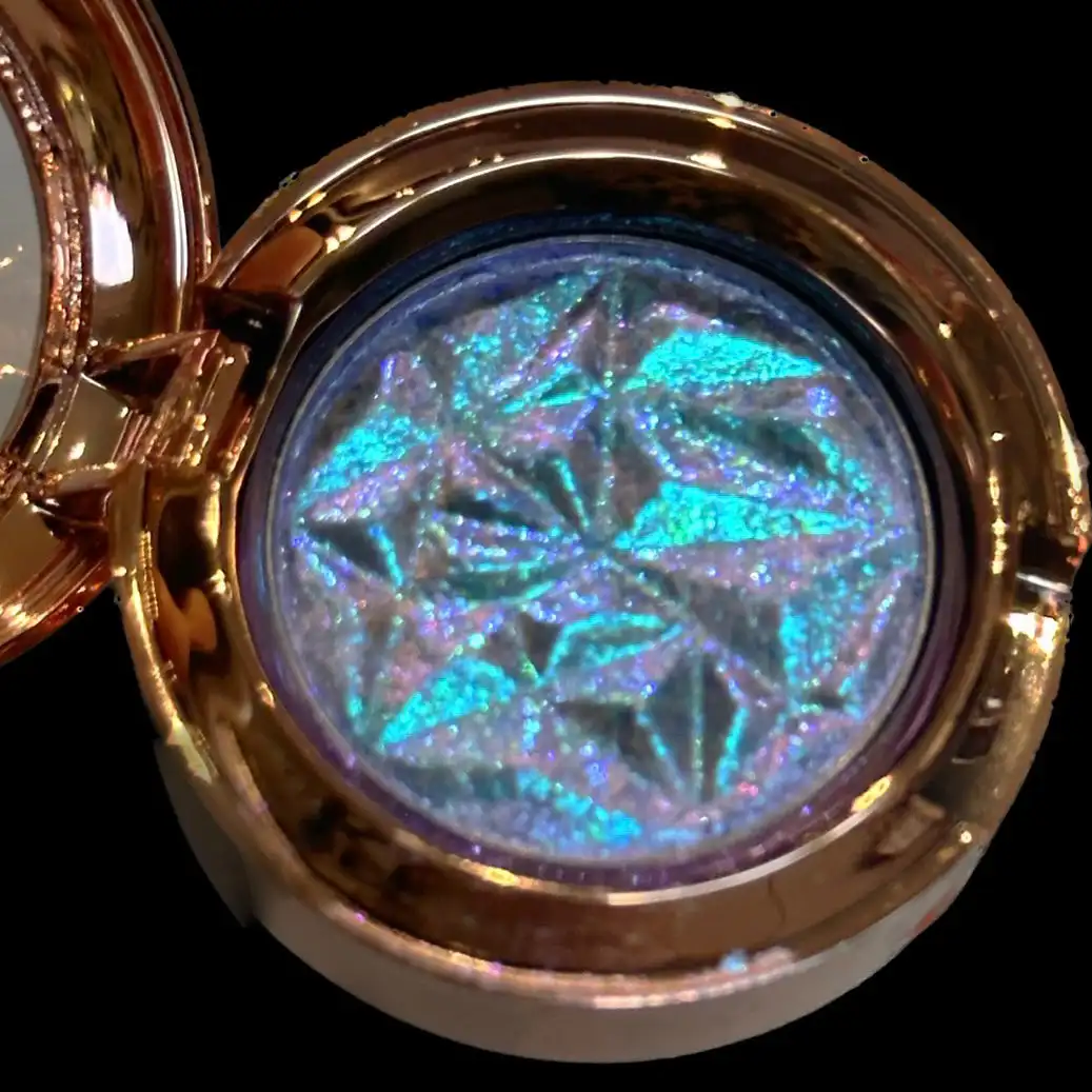 Custom Private Label High Pigment Shiny Multichrome Cream Glitter Chameleon Eye shadow Makeup Holographic Duochrome Eyeshadow