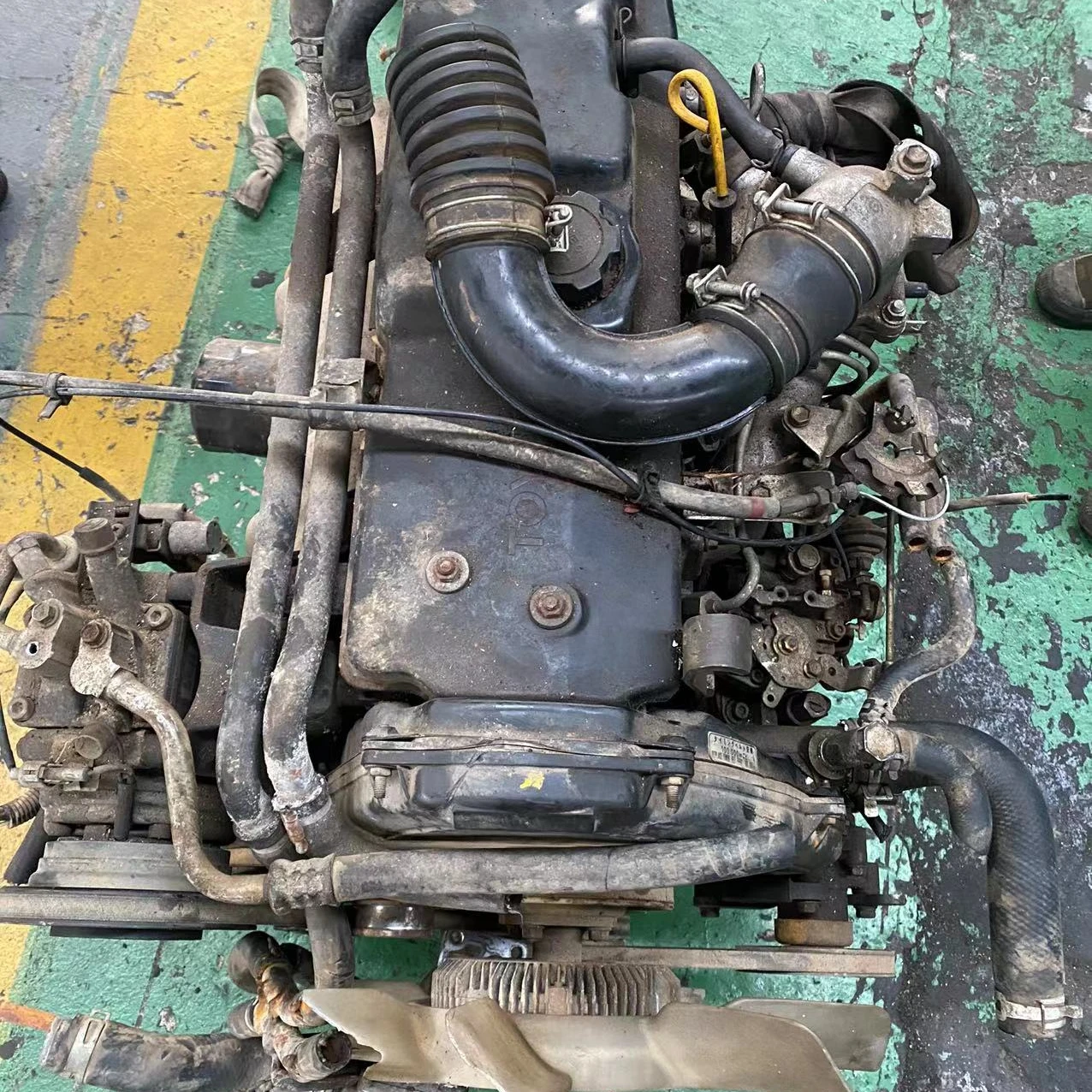 Японский 3л полный двигатель дизельный двигатель для TOYOTA HILUX HIACE FORTUNER автомобильный двигатель