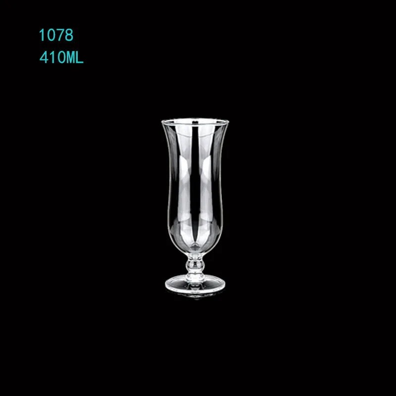 Wholesale plastic cocktail glass 410ml unbreakable polycarbonate drinking wine glass cup