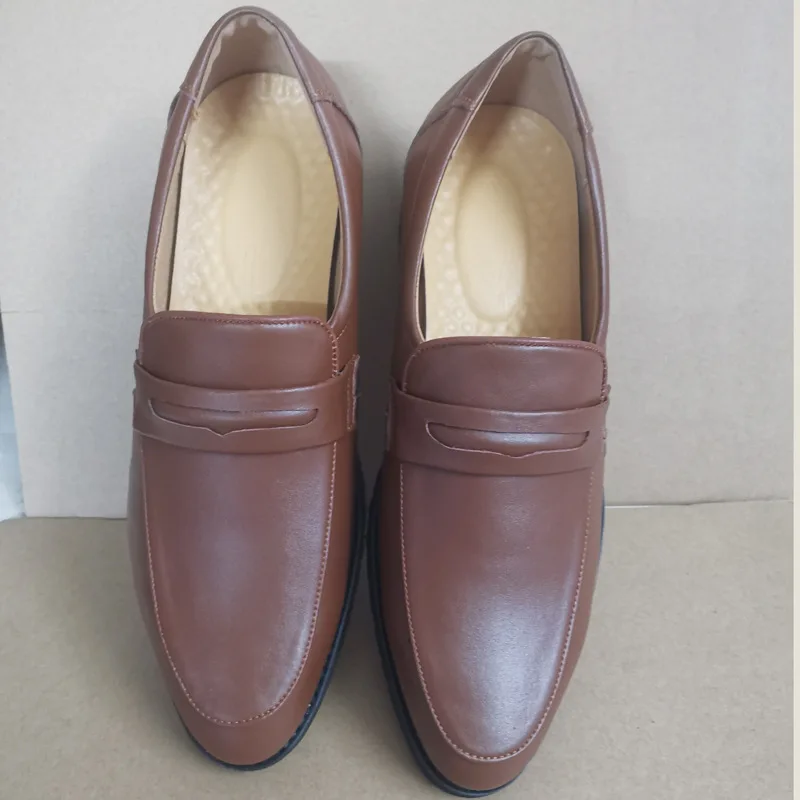 Hot Genuine Leather Men Dress Evening Party Wedding Shoes Daily Office Suit Shoes Work Professional Manager Shoes