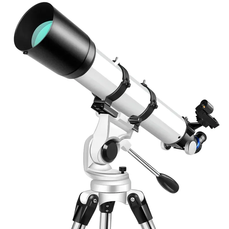 LUXUN Astronomical Telescope 90700 Portable Travel Telescope with Phone Adapter Powerful AZ-Mount Telescope with Tripod