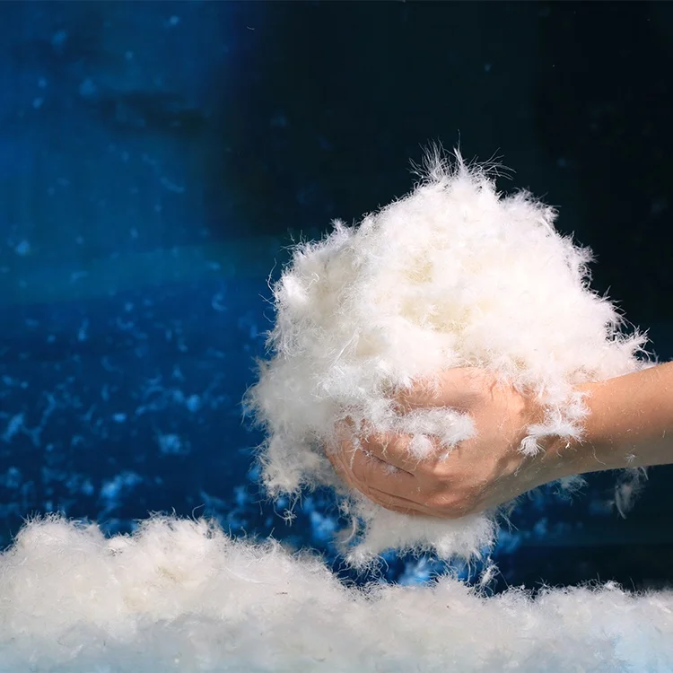 
Large Supply Of Good Quality Low Price Filling Material 75% Washed White Duck Down 