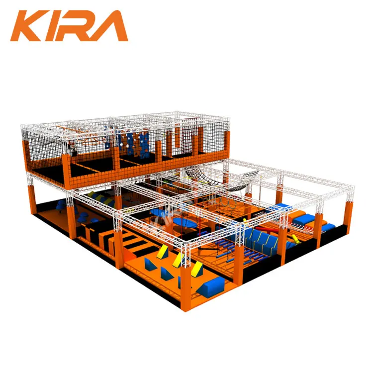 Standard Ninja Warrior Kids Obstacles Equipment for Sale Ninja Warrior Course for Trampoline Park