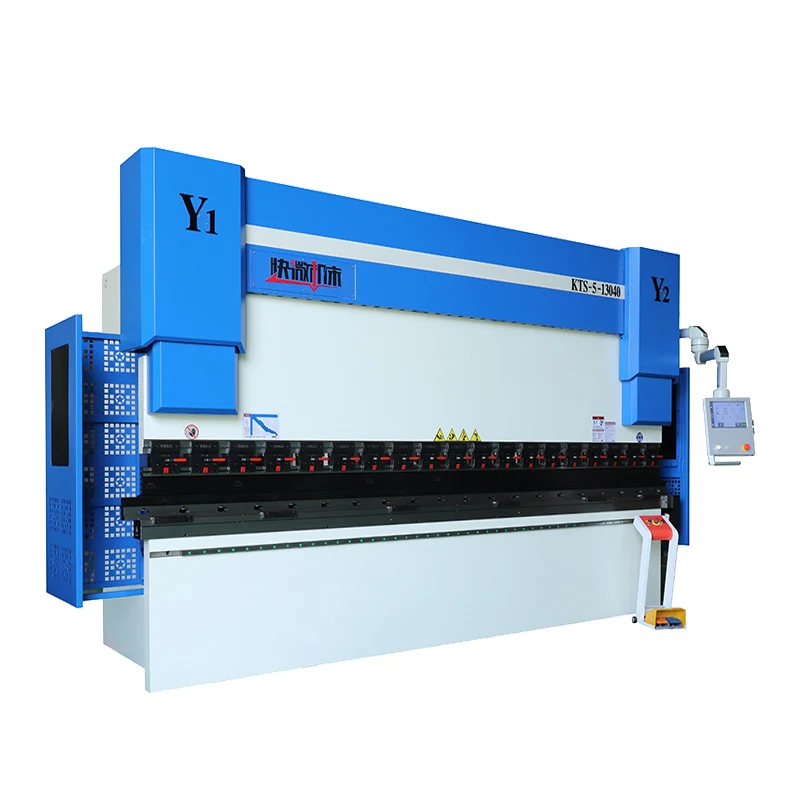 130 tons 4+1-axis CNC hydraulic servo Press brake 2.0 stainless steel decoration multi-angle Press brake