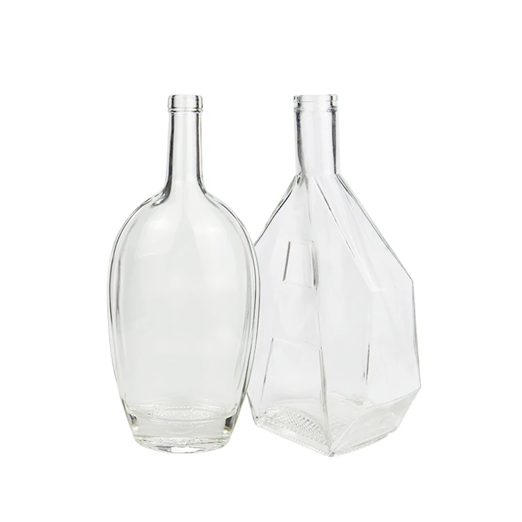 
custom logo 1000ml 250ml blue black frosted Smooth square surface wine olive oil coffee honesty liquor glass water bottle 