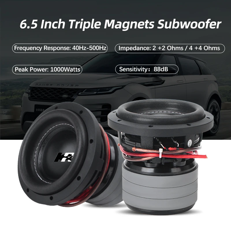 subwoofer 15 speaker 6.5 inch midbass speaker neo sound car system bass 1500W