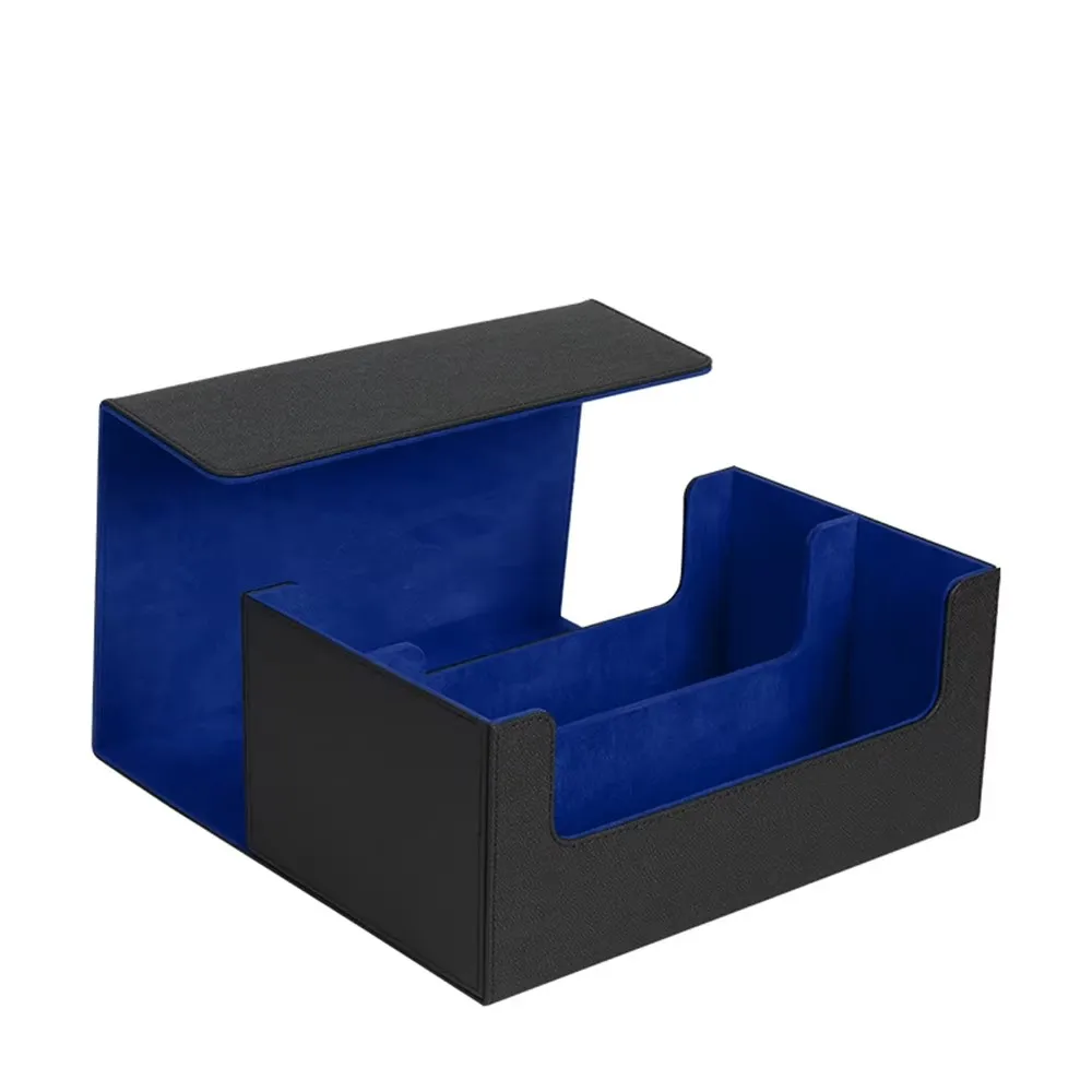 HONG HUAN  For Large capacity P.s.a Leather velvet Custom Collector Gift Storage Box Graded Psa Graded Rating card brick box