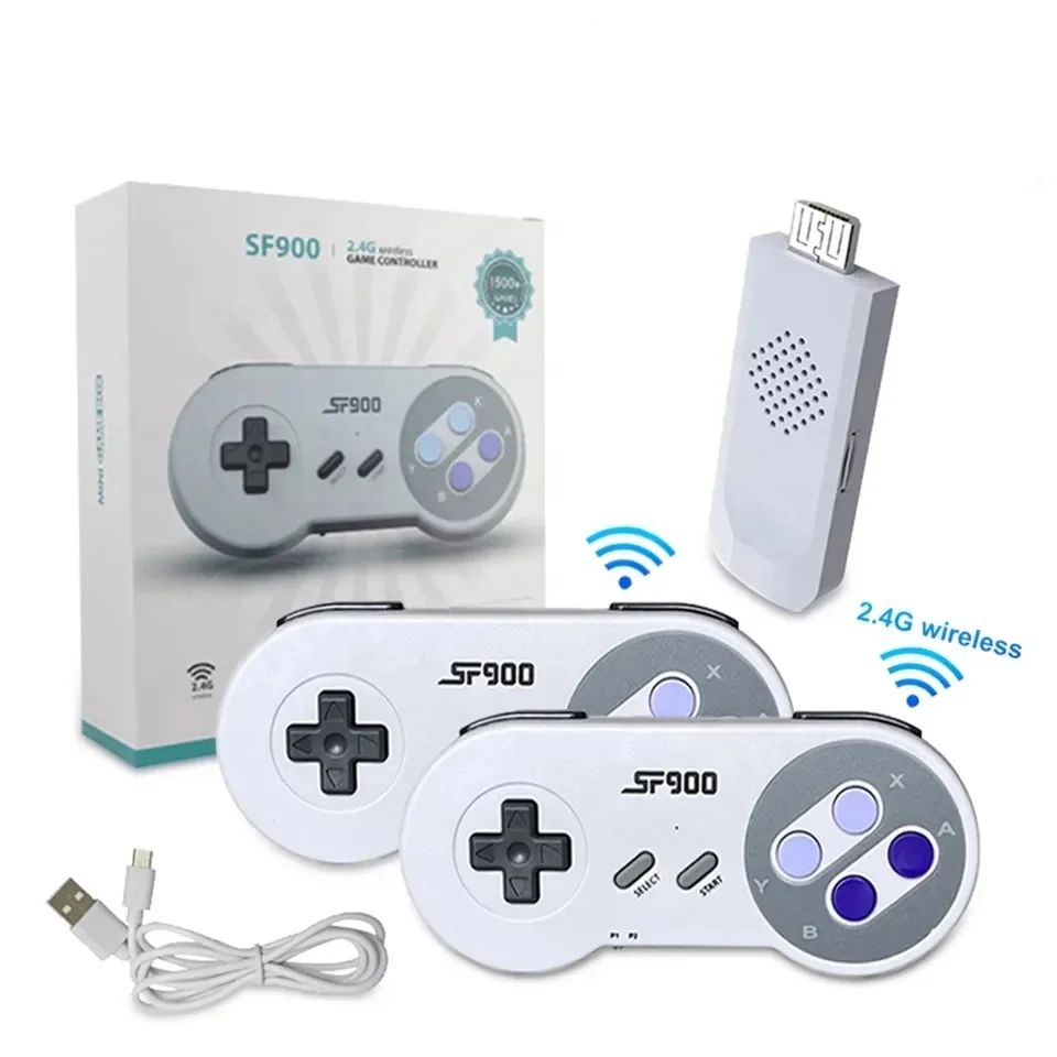 5000 игр SF900 2,4 беспроводной контроллер sf900 Игровая приставка SF900 4k Ультра hd de gamestick 16-битная телевизионная видеоигровая консоль для sega snes
