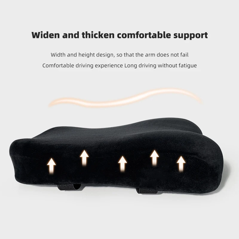 Car Memory Cotton Center Console Elbow Arm Rest Protection Pad General Chair Armrest Box Increase Cushion