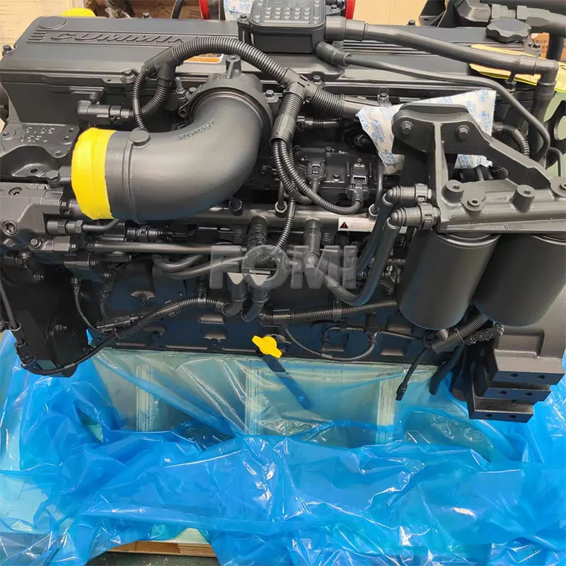 FOMI New  Excavator Parts QSC8.3 Diesel Engine Motor 6D114E-3 6D114-3 Engine Assembly For Cummins QSC8.3 Engine