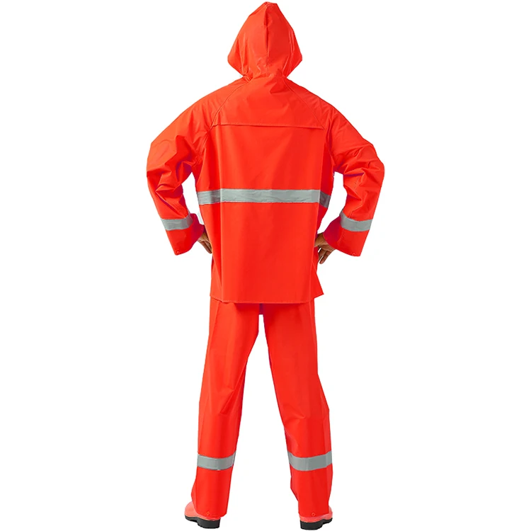 High Performance Short Pants Reflective Strip Raincoat