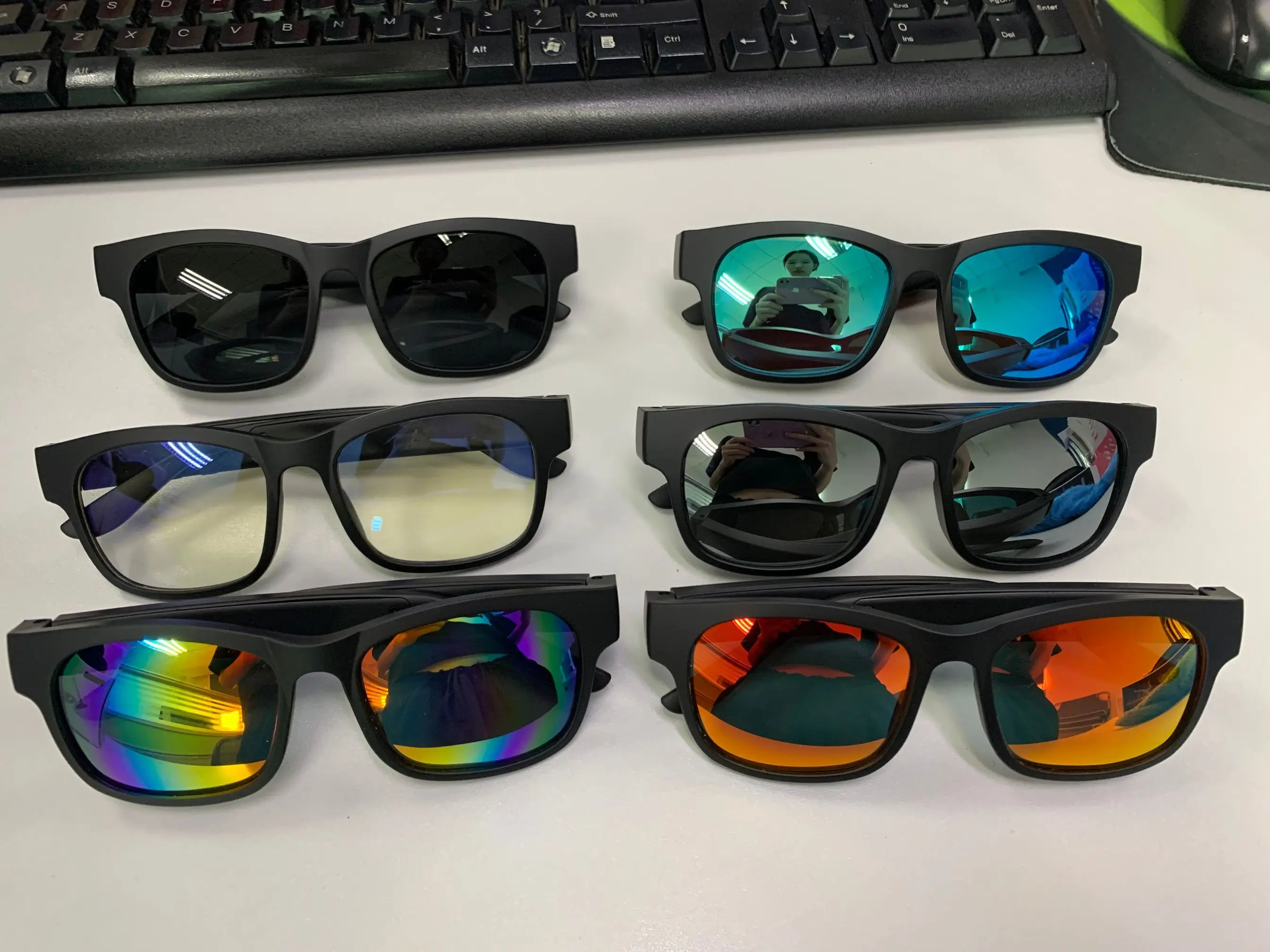 Spectacles Unisex Audio Smart Bluetooth Eyeglass Trendy Anti Radiation Eyewear