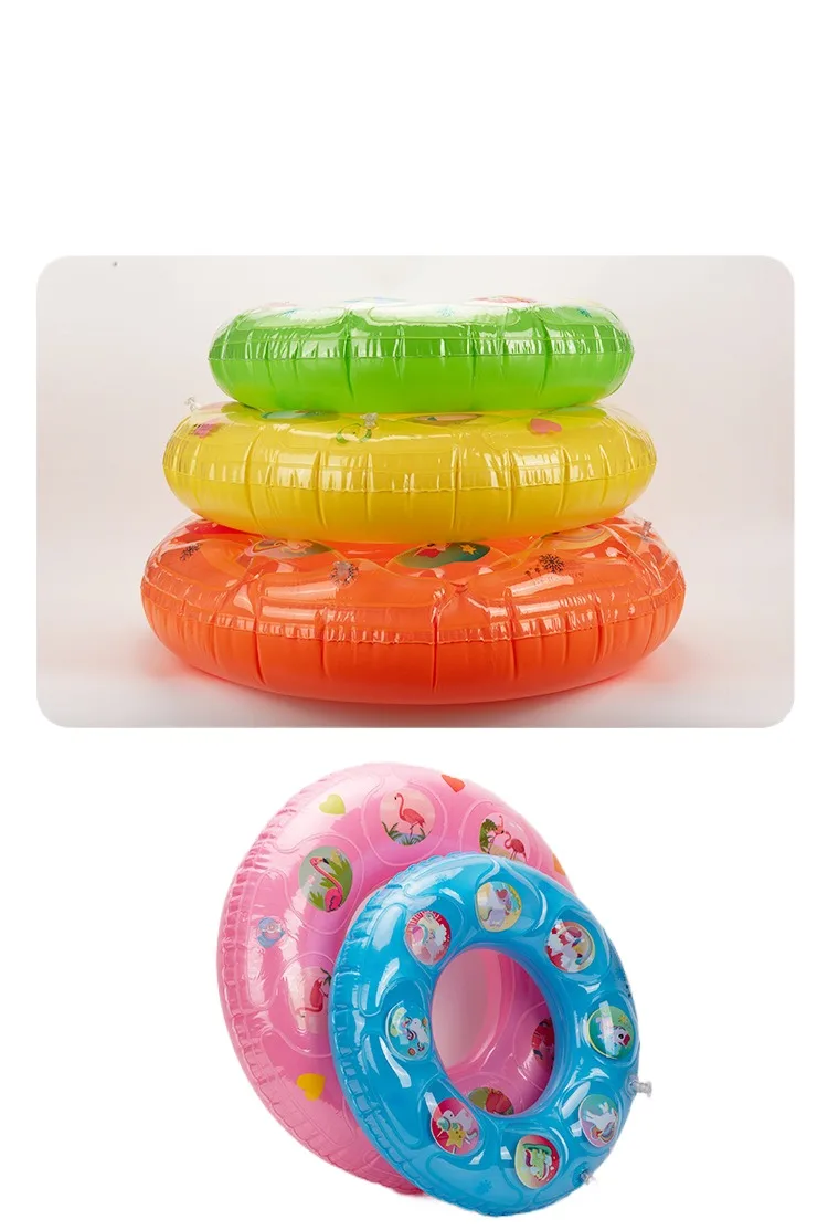 Safe and reliable swimming ring kids float tube inflatable pool float