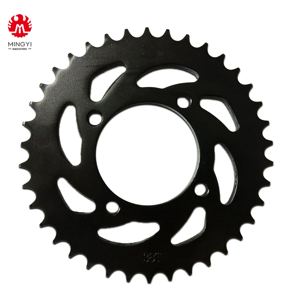 Звездочки 520 стальная сверхмощная кольцевая приводная цепь, черная сталь