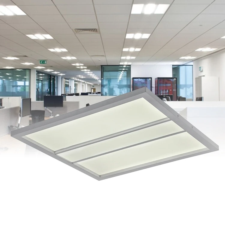Hight Brightness Commercial Lighting Square 24w 36w 50w 2ft 4ft Acrylic Recessed Led Troffer