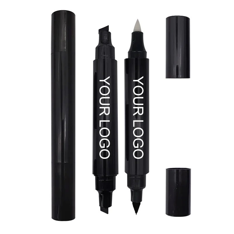 Wholesale professional 2 in 1 eyeliner stamp with great price stamp eyeliner with eraser water eyeliner