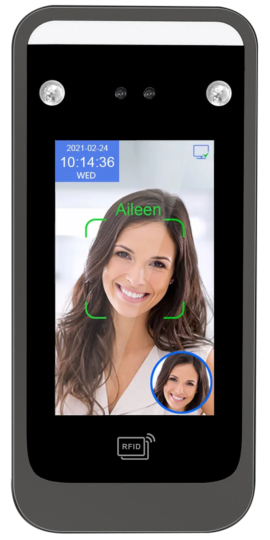TIMMY Wifi Cloud Software SDK AI Multi Person Dynamic Face Recognition Time Recording Time Attendance Machine