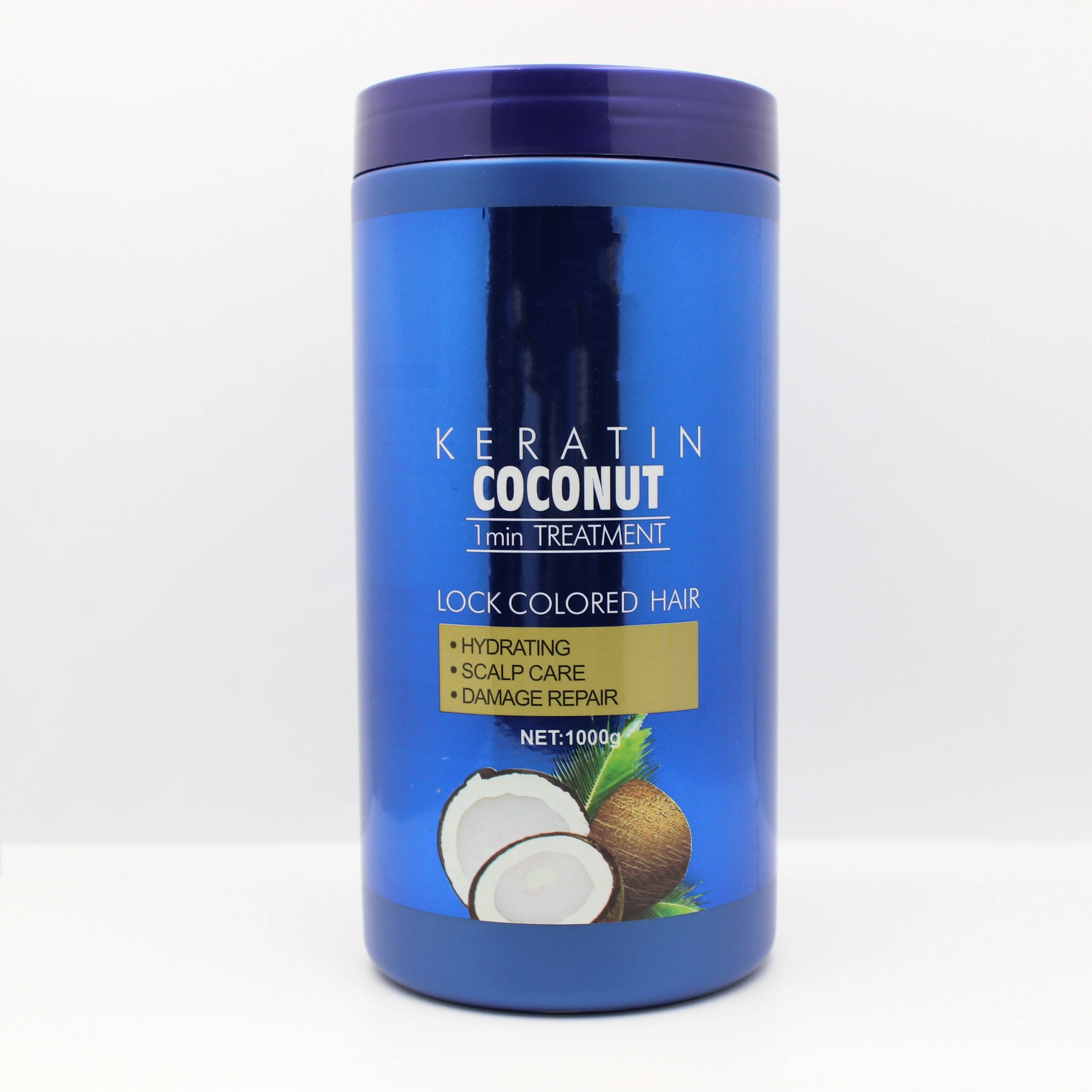 Natural Coconut Essence 1Minutes Hair treatment Quick Repair 1000ML Large capacity Keratin Hair mask