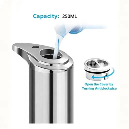 Smart Automatic Soap Dispenser Stainless Steel Dispensador de jabon For Bathroom