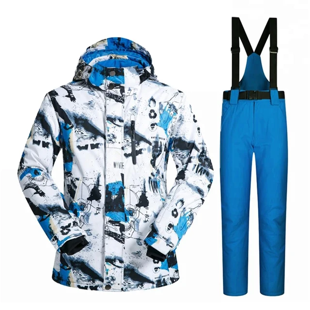 Womens Skiing Jackets Colorful Printed Snowboard Ski Clothes Waterproof Winter Jacket Ski Clothing