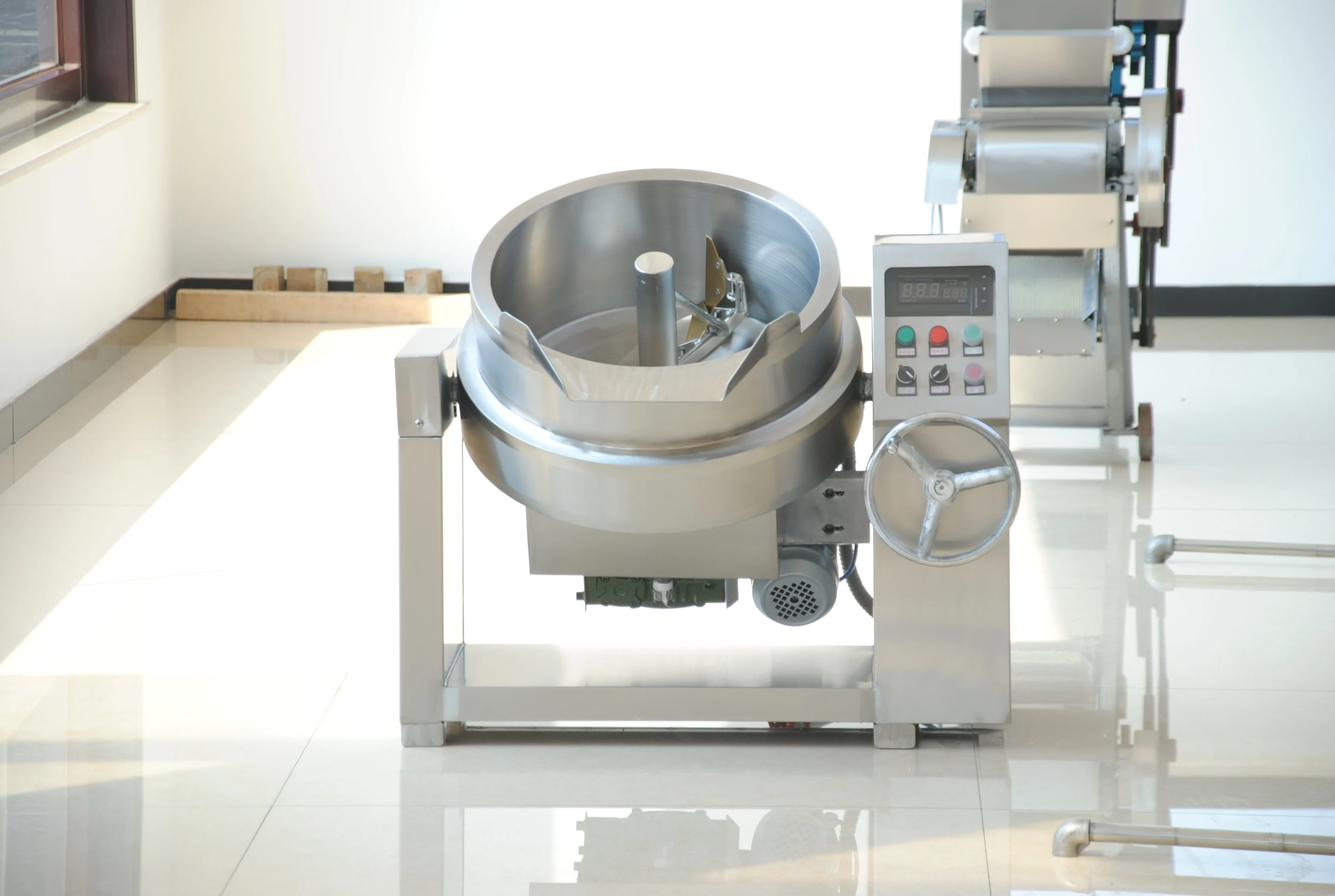 380v Industrial cauldron for cooking jam food stuffing