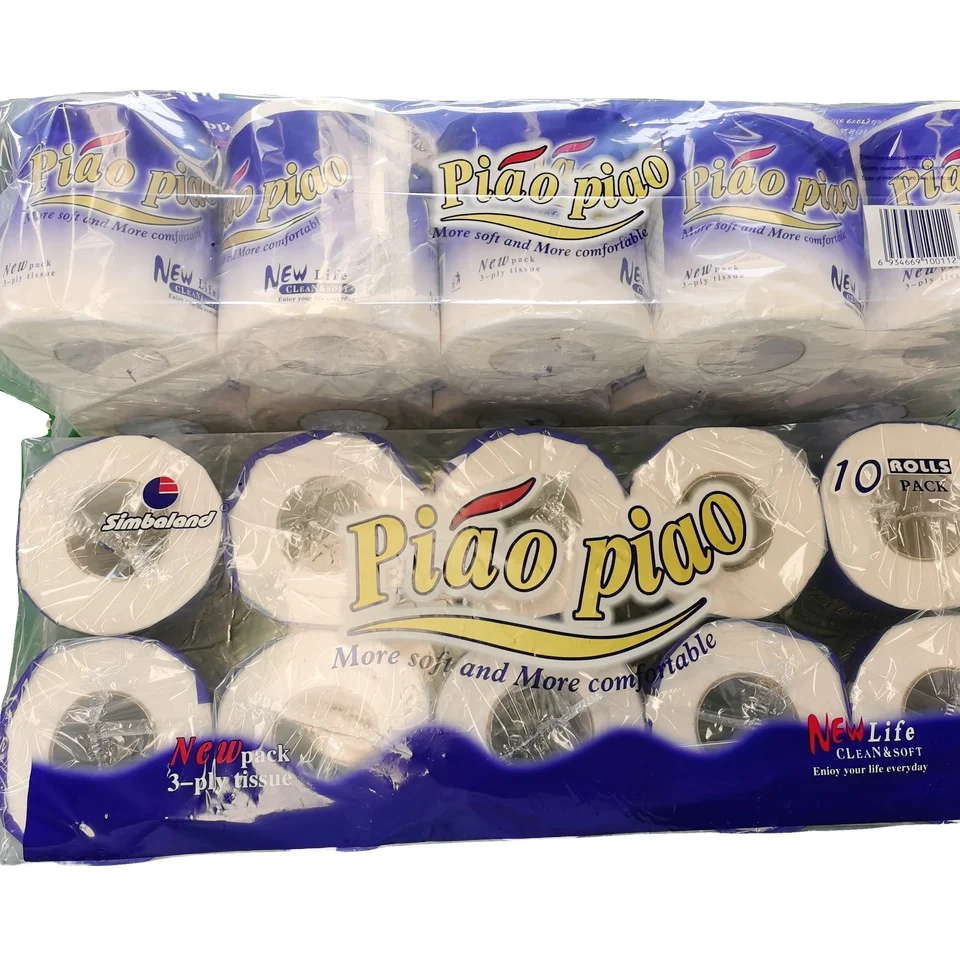 Free Sample 2-3 Ply Virgin Wood Pulp Toilet Paper Roll Bamboo Tissue Durable and Eco-Friendly