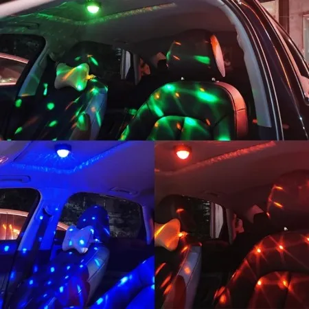 Portable Stage Lamp Portable Led Car Atmosphere Lights for Christmas birthday Wedding Club Karaoke Decorations etc