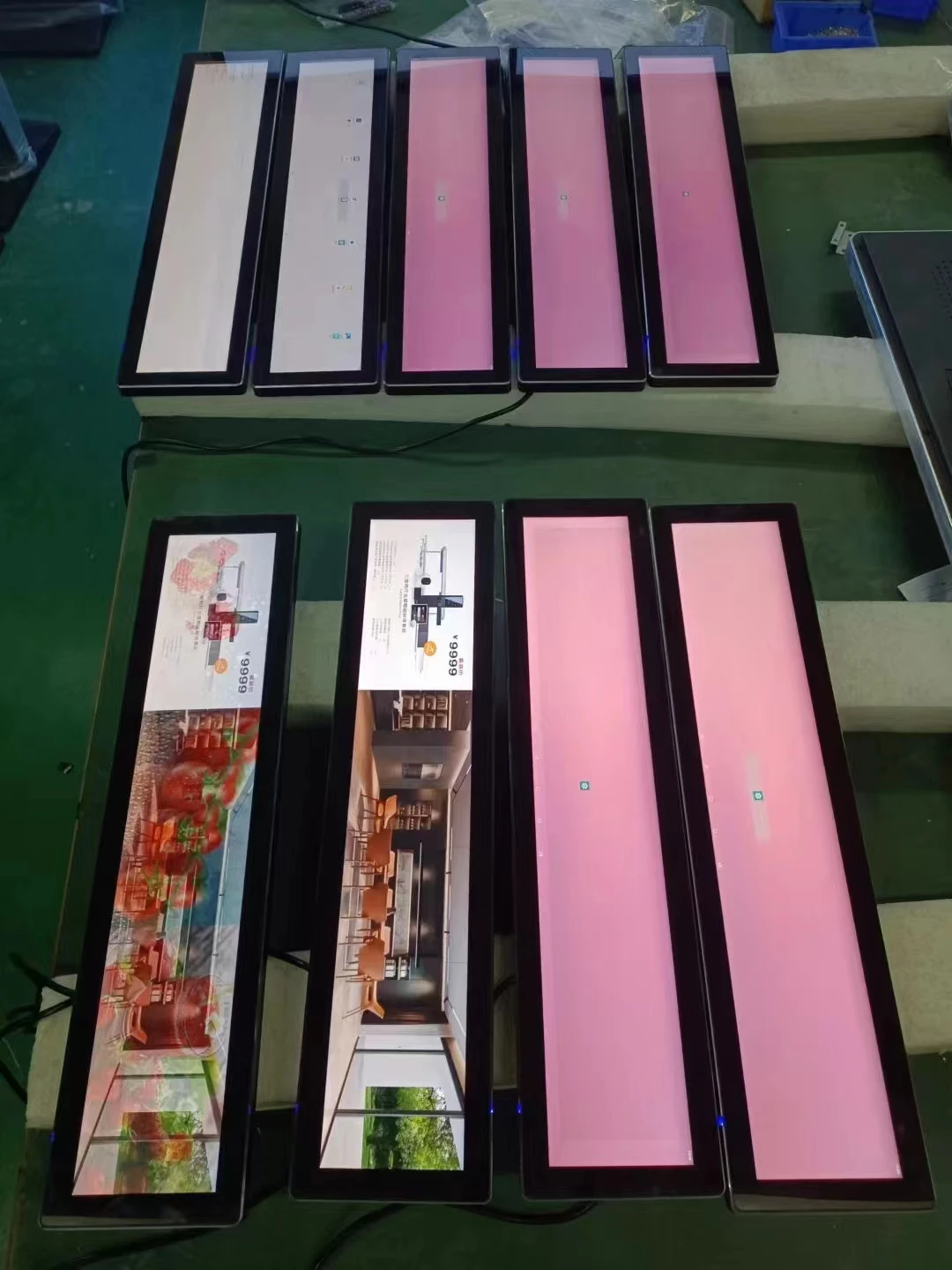 Customized Manufacturer Digital Shelf Edge Custom Strip Screen Stretched Bar Lcd Advertising Display For Supermarkets