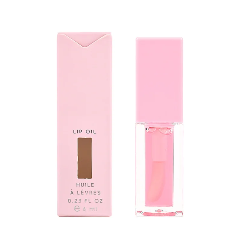 Private Label Fruity Lip Plumper Oil Moisturizer Plumping Glossy Clear Lip Gloss Oil