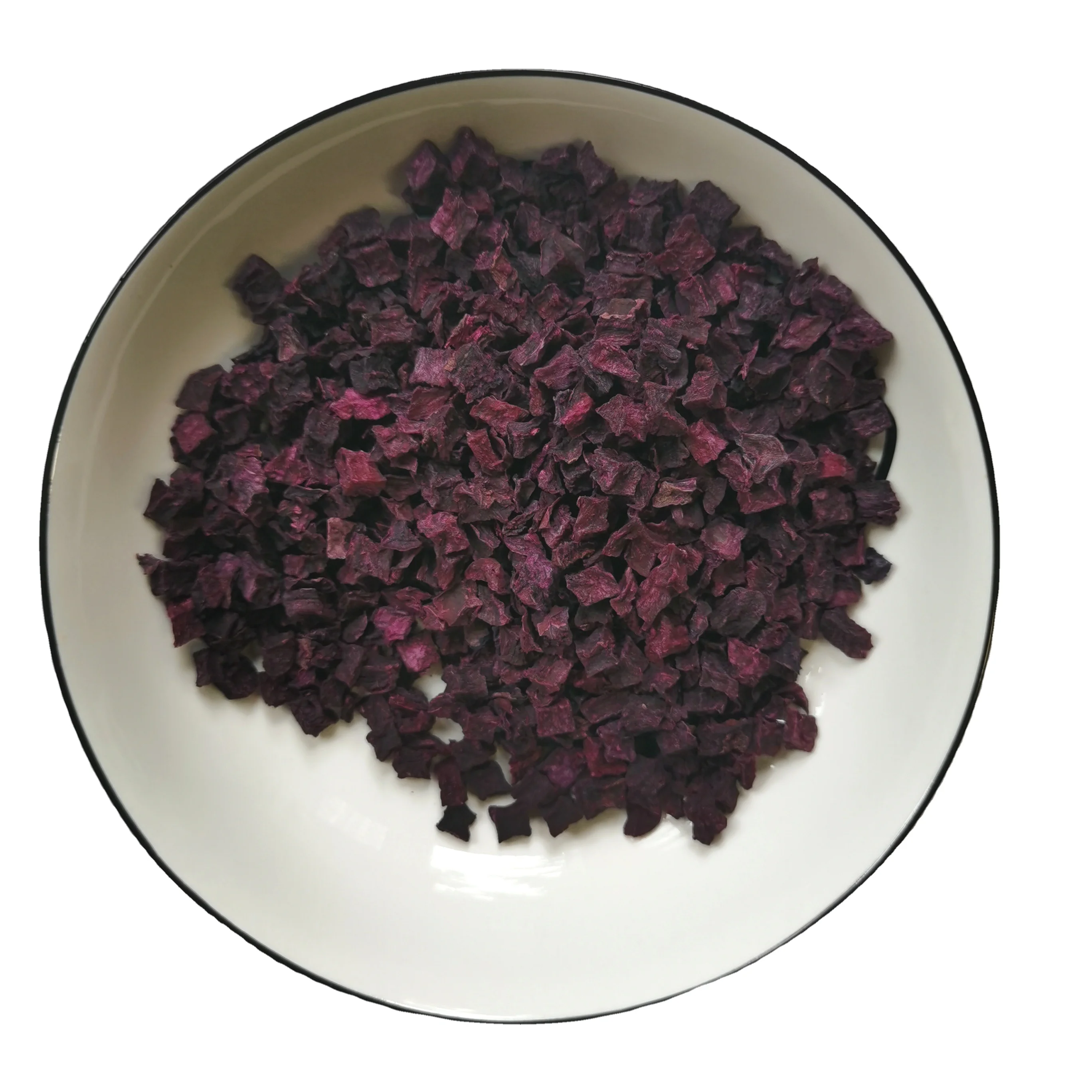 Лидер продаж, высокое качество, 100% чистый натуральный новый урожай, дегидратированные сушеные фиолетовые игральные кости для сладкого картофеля