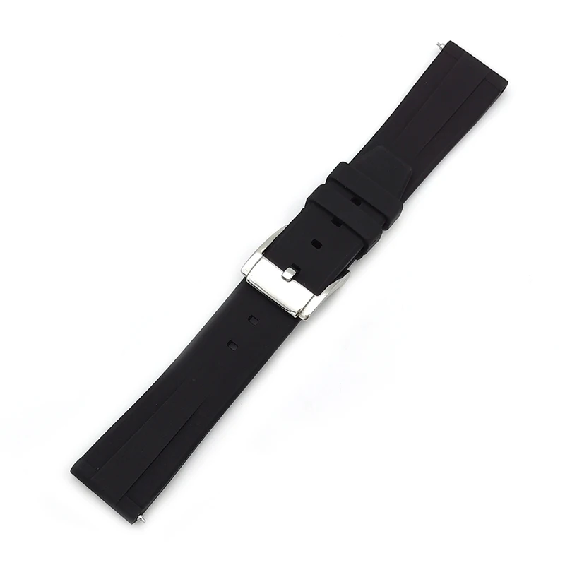 luxury quick release viton fkm fpm fluorine fluororubber vulcanized rubber watch band strap