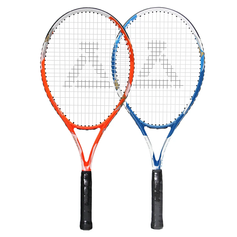 Pop Tennis Racket with String Raquette De Tennis for Adult Training OEM High Quality Aluminum Alloy Tennis Racket