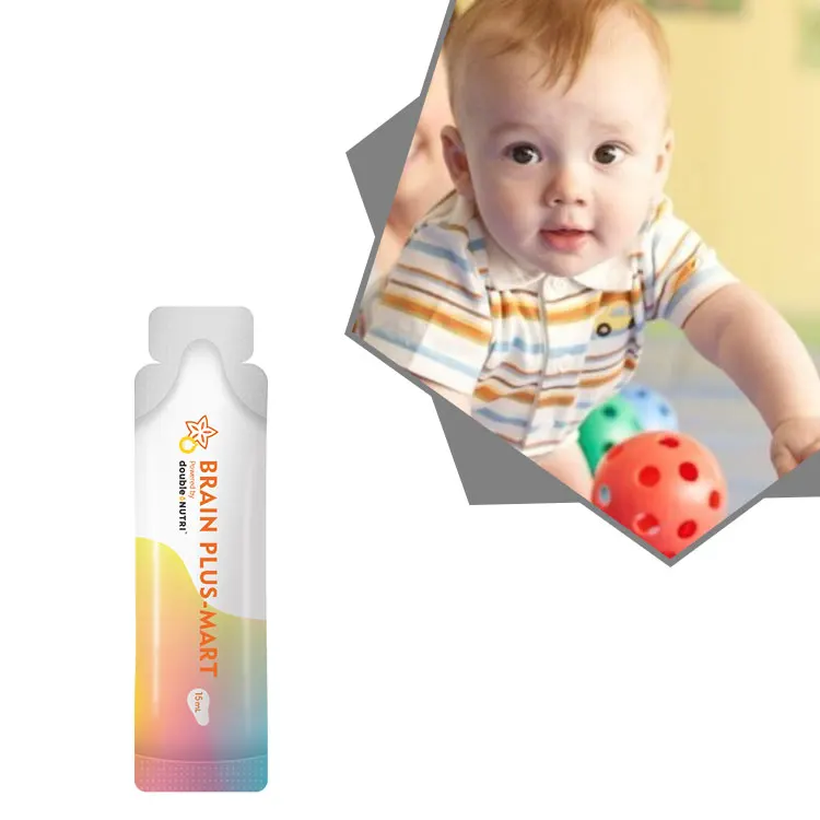 Made in Taiwan Customized 15ml Liquid Sachet Brain Plus-mart Omega 3 Fish Oil Liquid