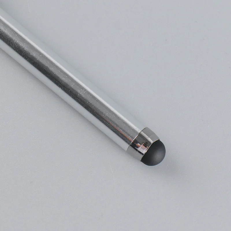 Очень дешевый мини-Стилус с резиновым наконечником для экрана смартфона, металлический стилус без запаса