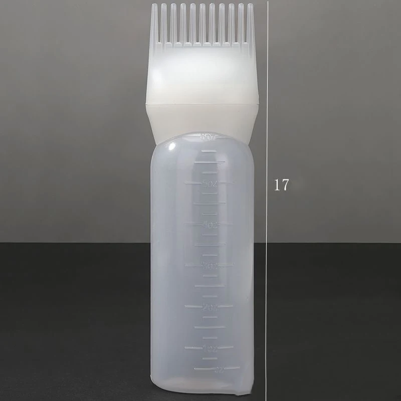 Hair Care Plastic Soft Empty Applicator Hair Mist Spray Bottle Comb Shampoo Water Dye Medicine Squeeze Salon Hair Oil Bottles