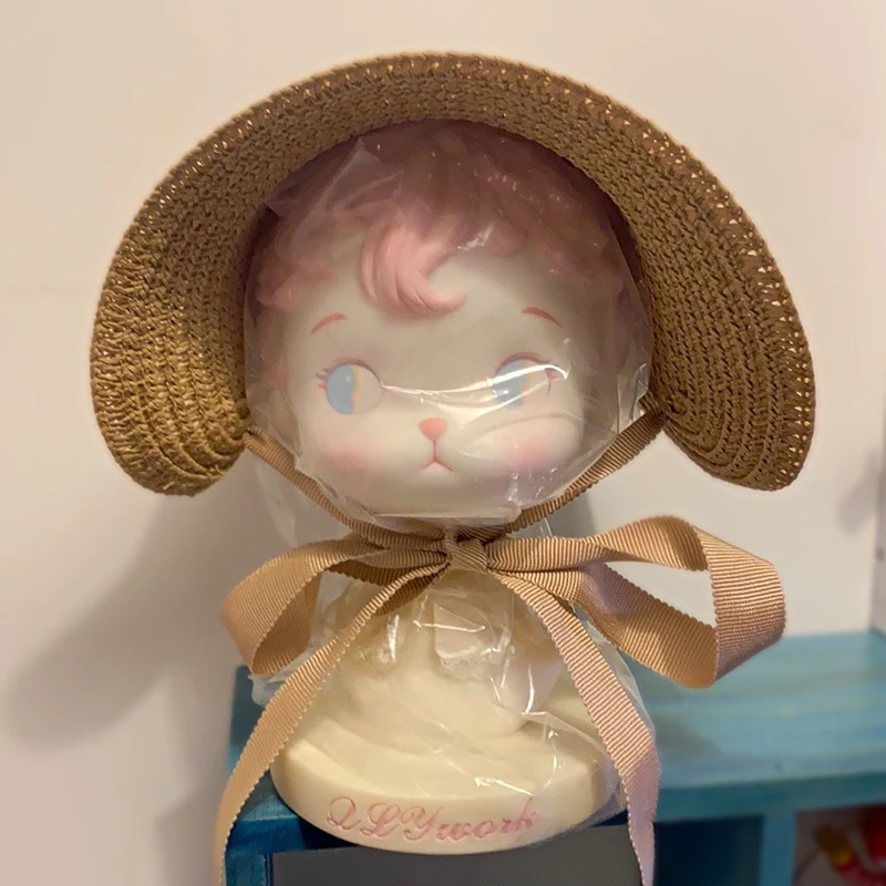 High quality Cute little French straw garden  hat and the material is straw and polyester Doll Girl Straw Hat