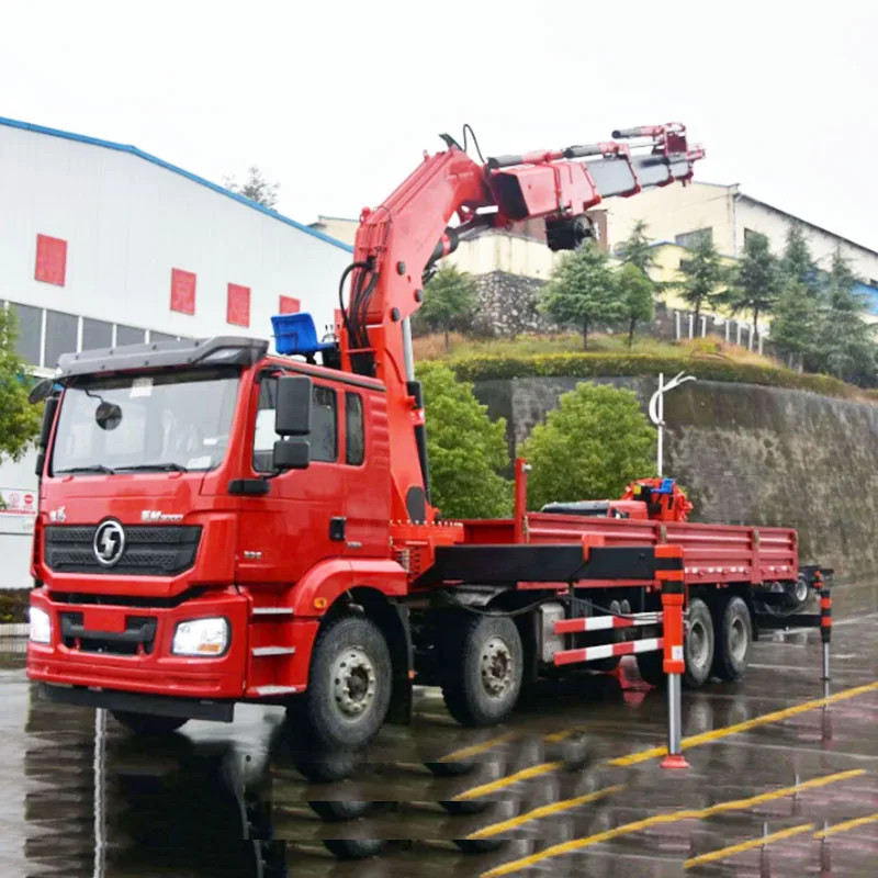 Shacman F3000 M3000 H3000 380Hp 430Hp Customized 8X4 Crane Truck