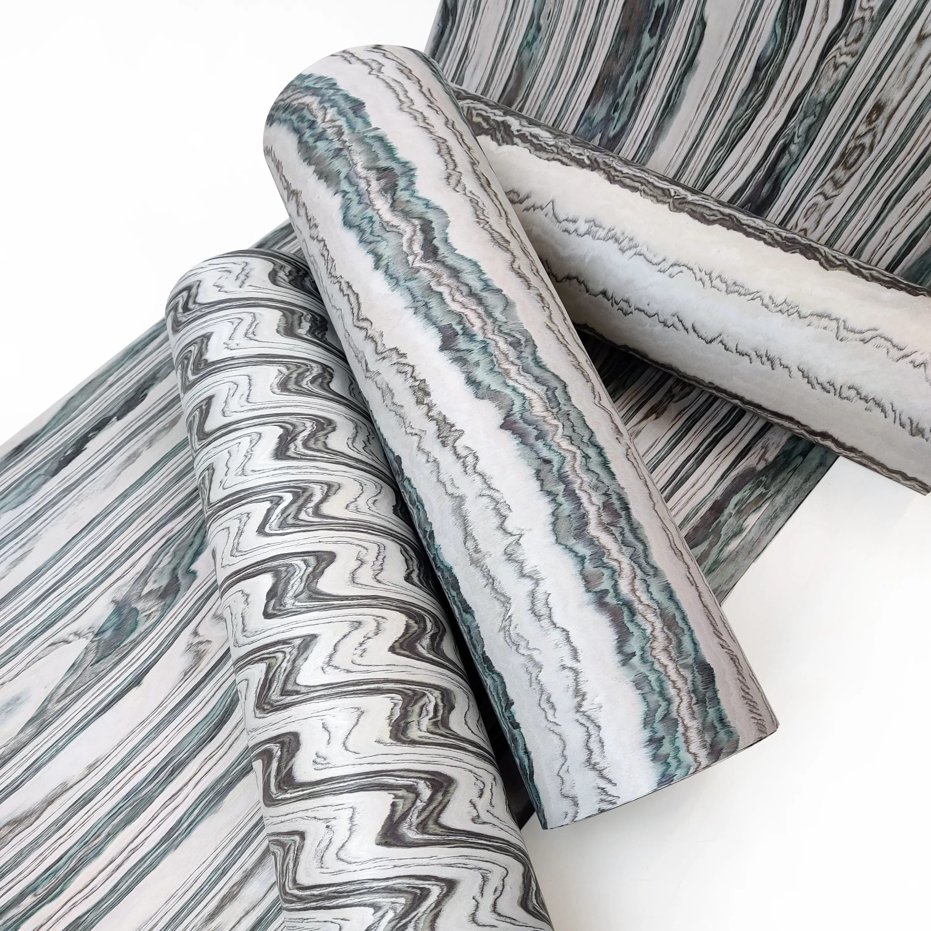 Vunir Special Marble Engineered Wood Veneers Size 2500x640mm Boat Decking Guitar New Environment Recycled Unique Wood Veneer