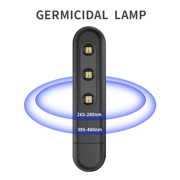 USB UV анти-бактерицидная светодиодная лампа UVC стерилизатор
