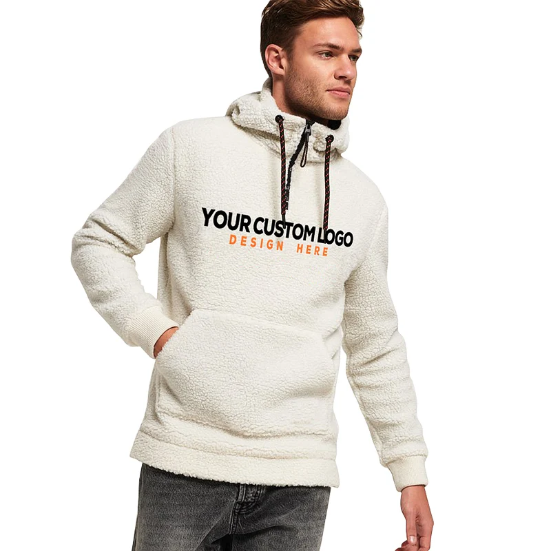 Дизайнерские мужские повседневные пуловеры, флисовые французские махровые теплые толстовки с капюшоном