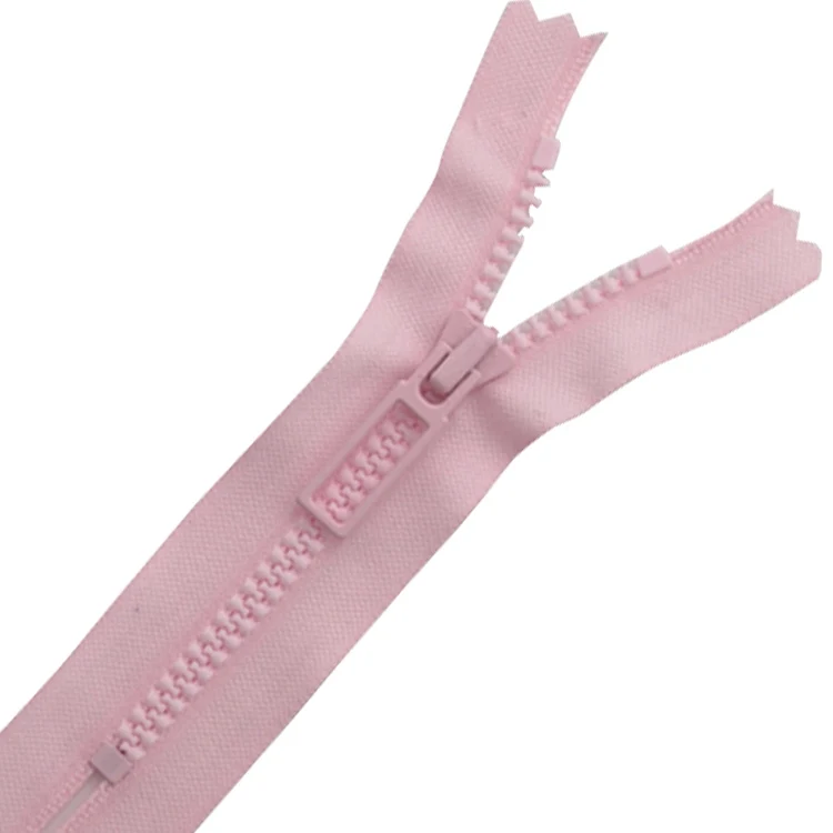 YKK zipper Customized logo plastic resin open end separator zipper