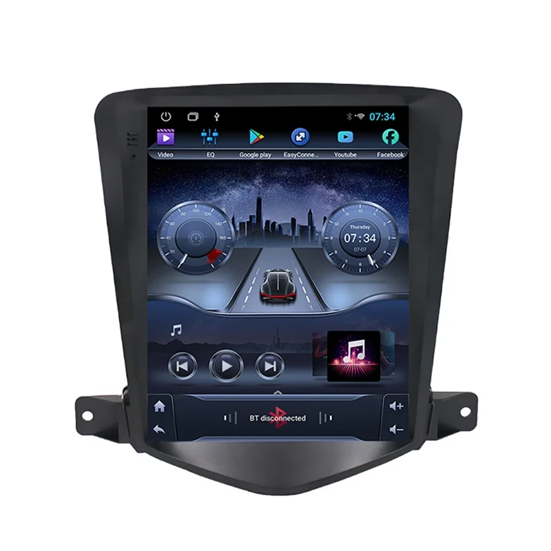 Автомагнитола 2 Din автомобильный DVD-плеер Android магнитола Gps 9 7 дюймов для Chevrolet Cruze 2008-2012 Carplay Work QLED JMC