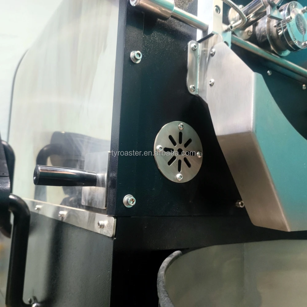 laser cut plc integrated design ce certificate toper 10kg commercial coffee roaster machine gas burner for coffee roaster