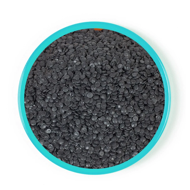 Экструдированный сорт черного цвета HDPE пластиковая Смола перерабатываемые полиэтиленовые пластиковые гранулы