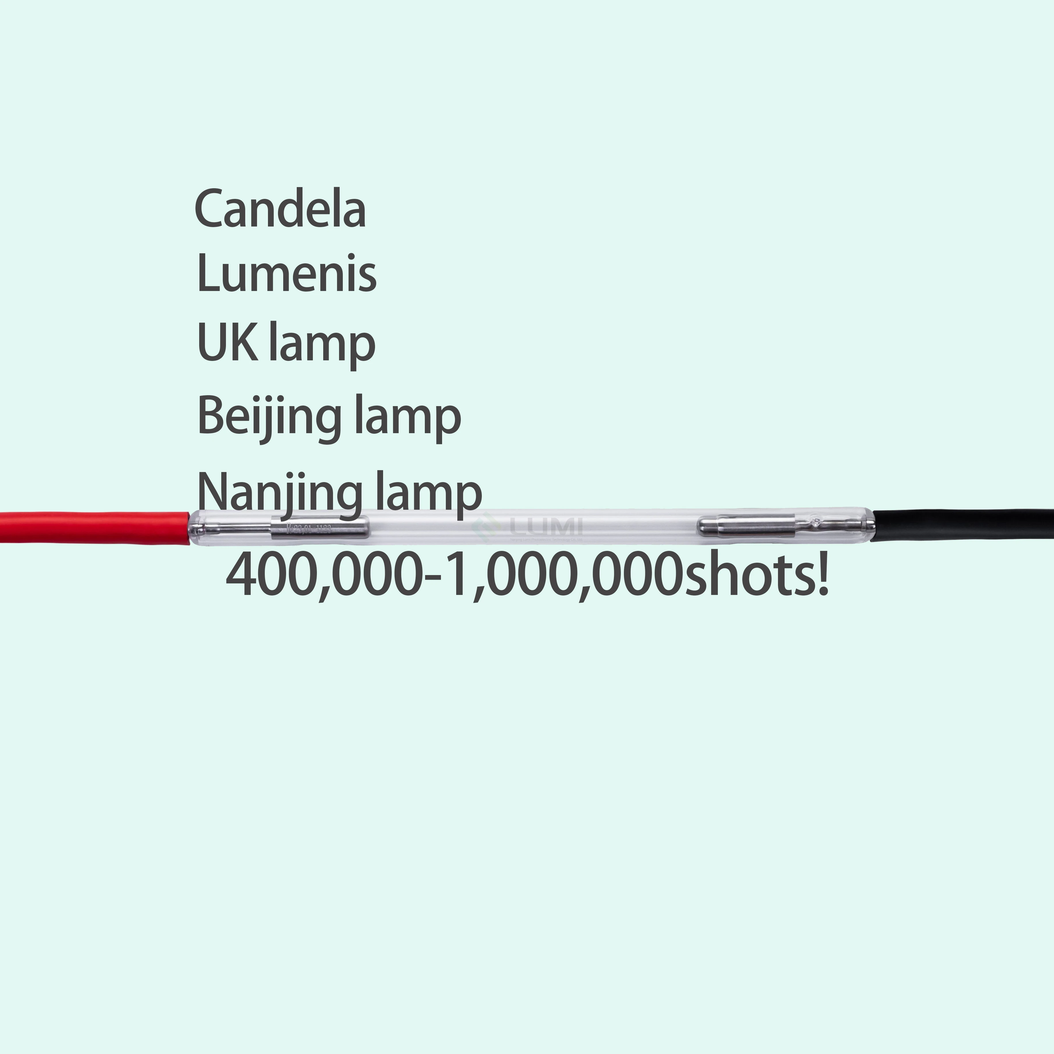 Lumi ipl xenon flash  Lamp 7*60*125 for Quanta Candela Lumenis Deka alma Cynosure Machine, UK Lamp, Nanjing lamp,